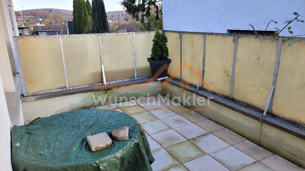 Balkon im Erdgeschoss