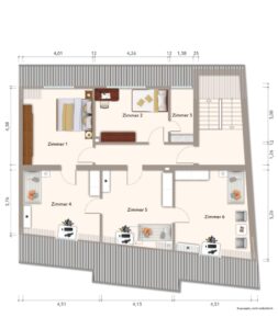 Dachgeschoss Hinterhaus