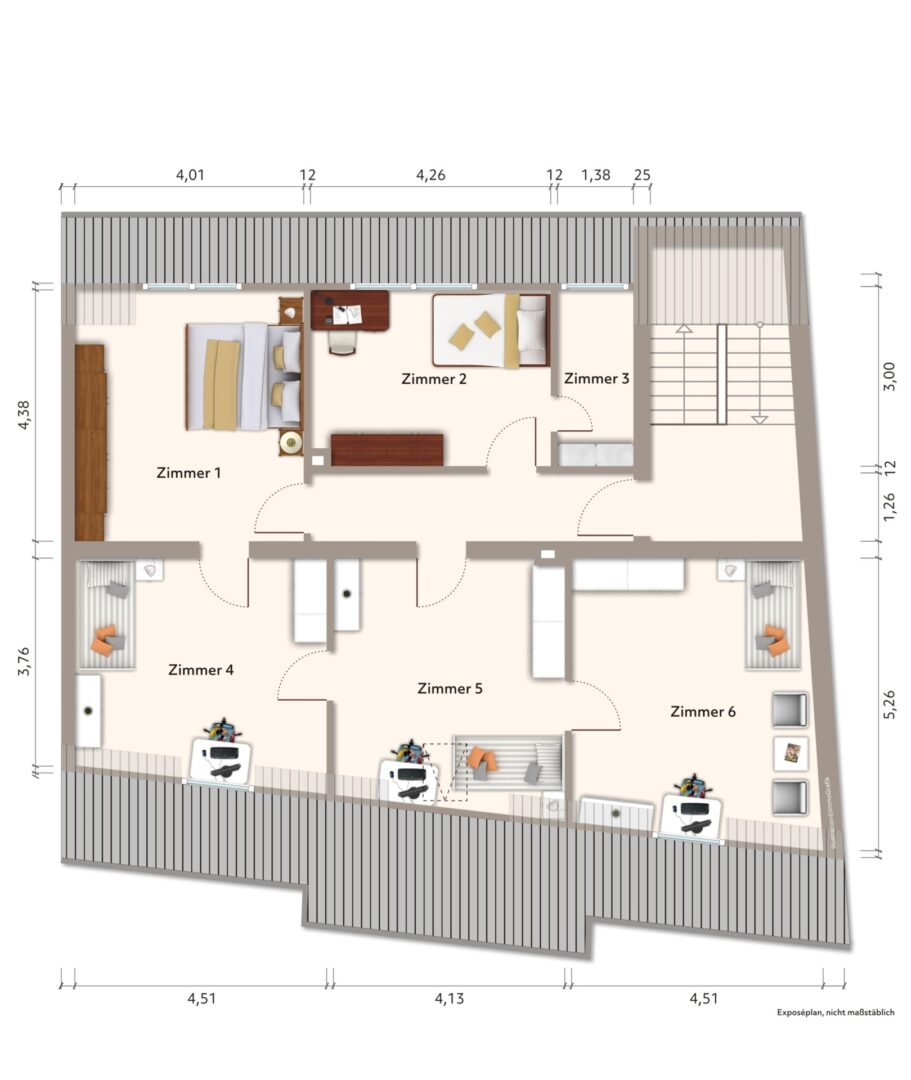 Dachgeschoss Hinterhaus