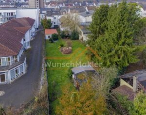 Ansicht Garten von oben