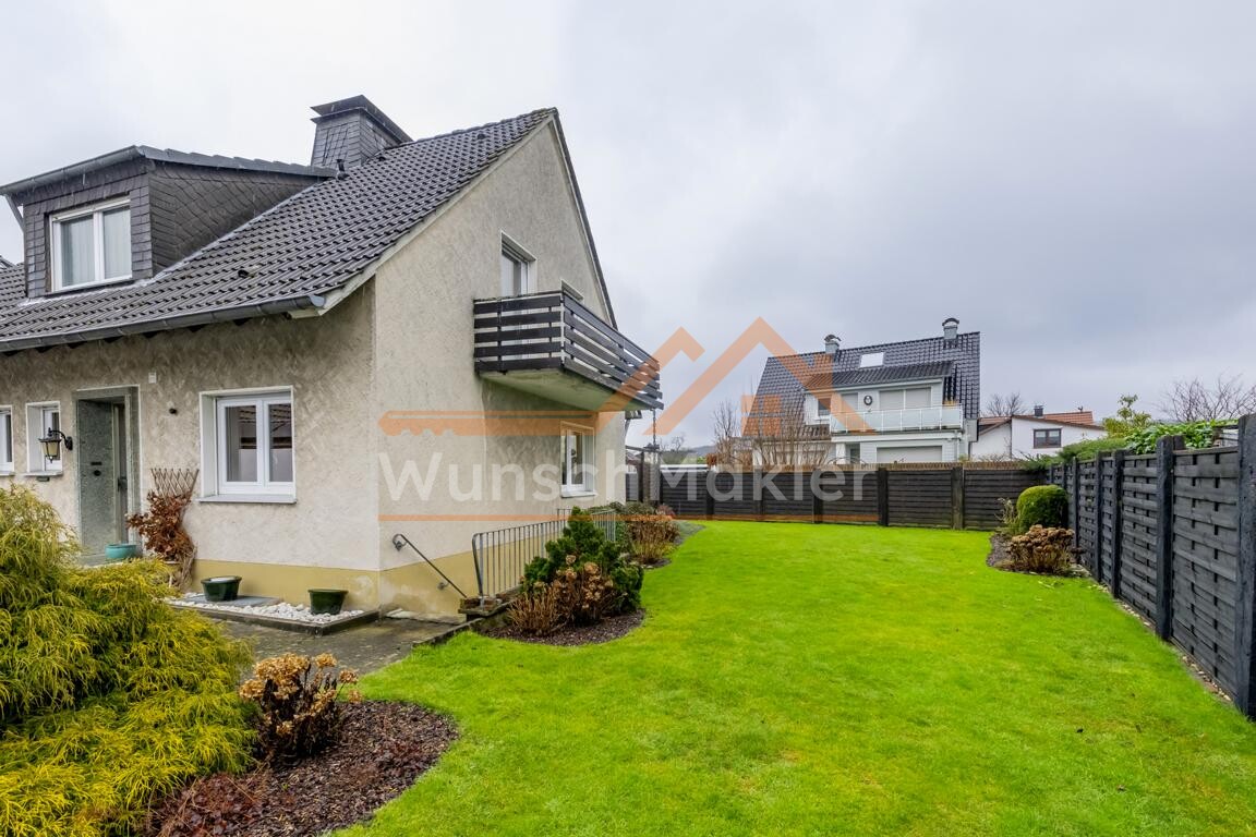 Ansicht Balkon und Garten