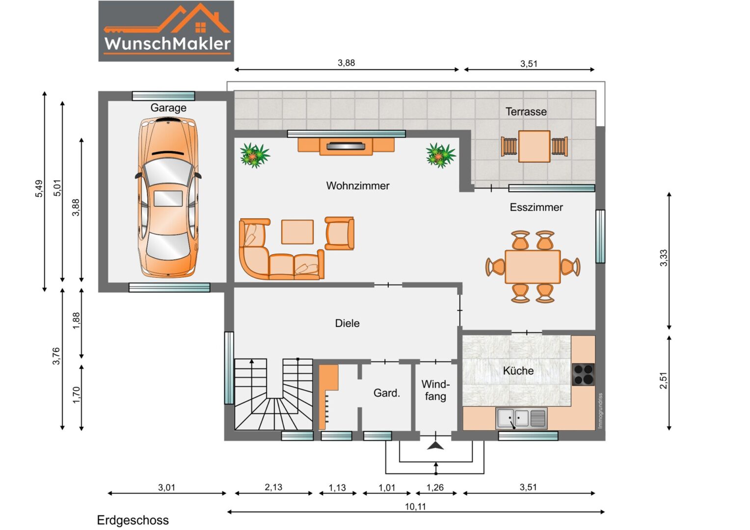 Grundriss Erdgeschoss