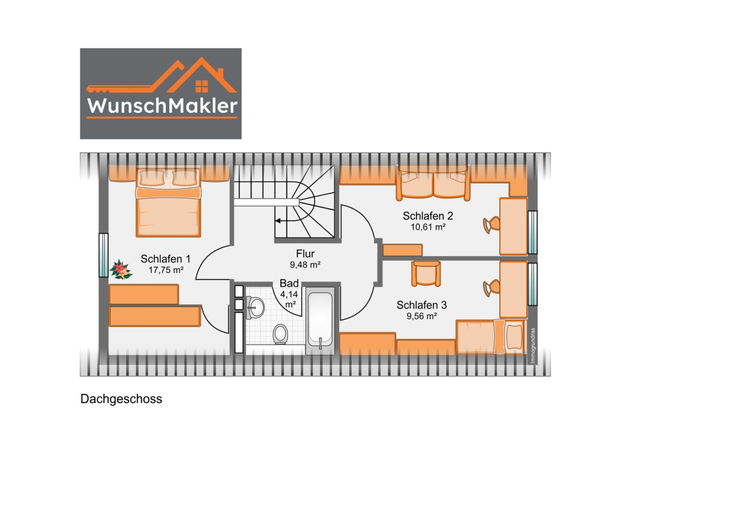 Grundriss Dachgeschoss