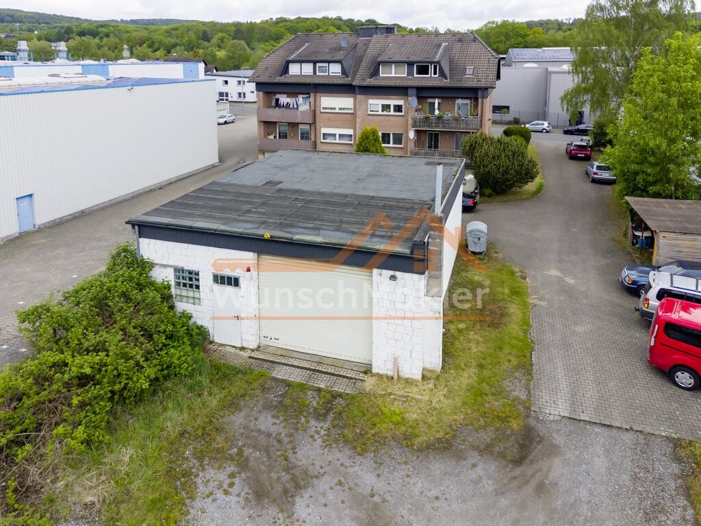 Lagerhalle Rückansicht
