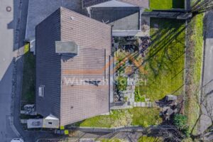 Haus und Garten von oben