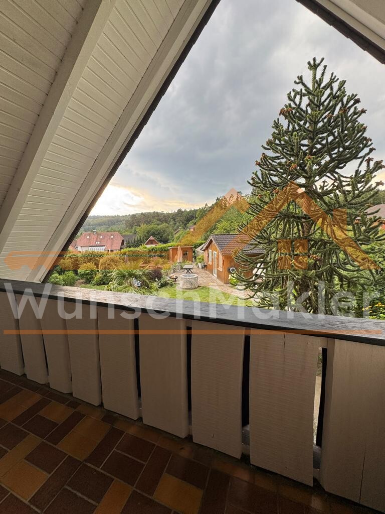 Aussicht vom Balkon