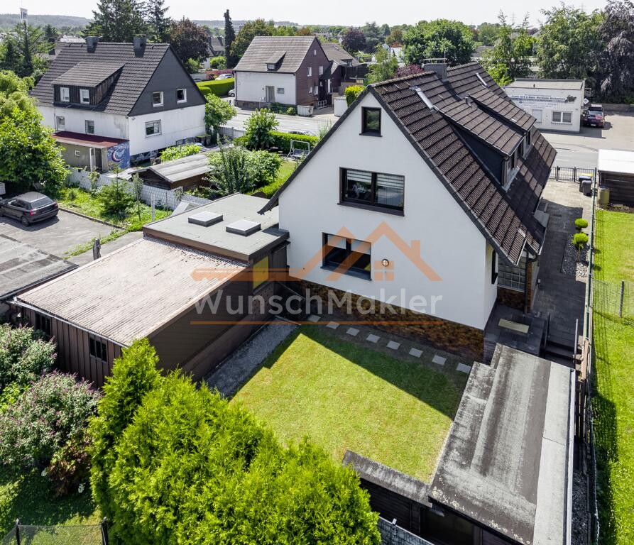 Rückansicht mit Garten