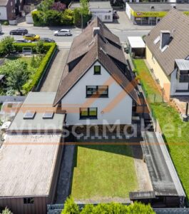 Rückansicht mit Garten