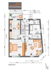 Grundriss Wohnung Erdgeschoss