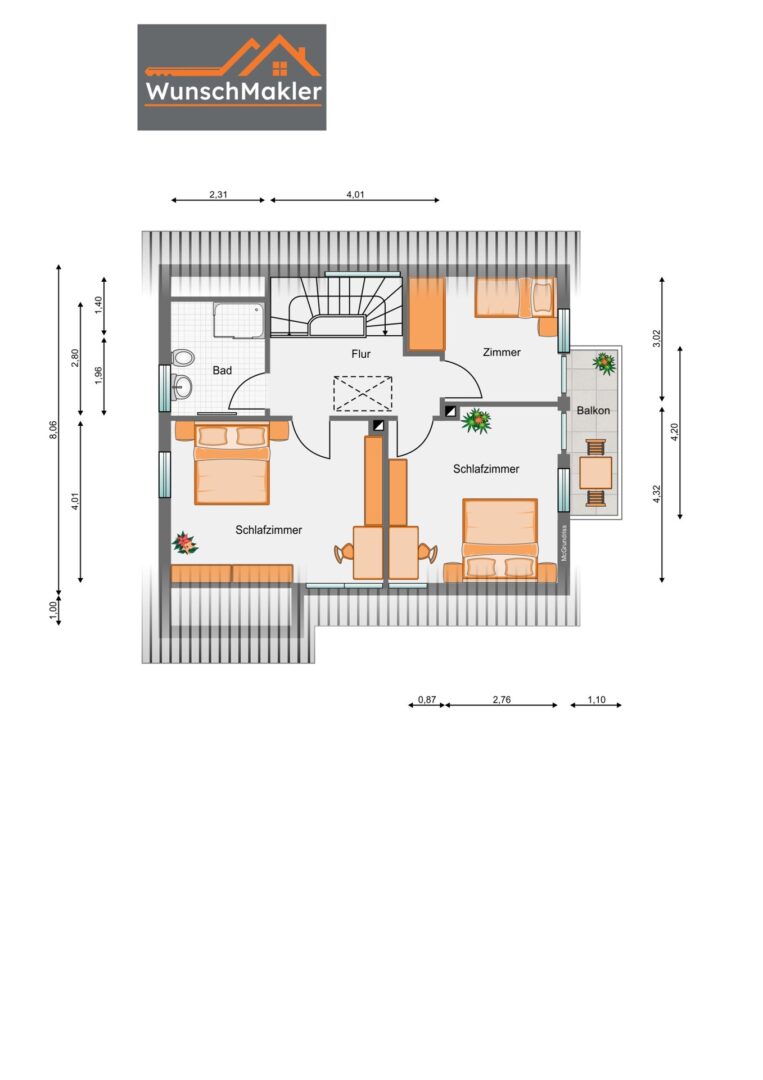 Grundriss Obergeschoss
