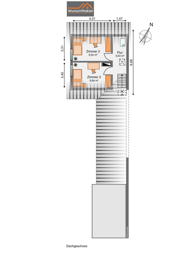 Grundriss Dachgeschoss