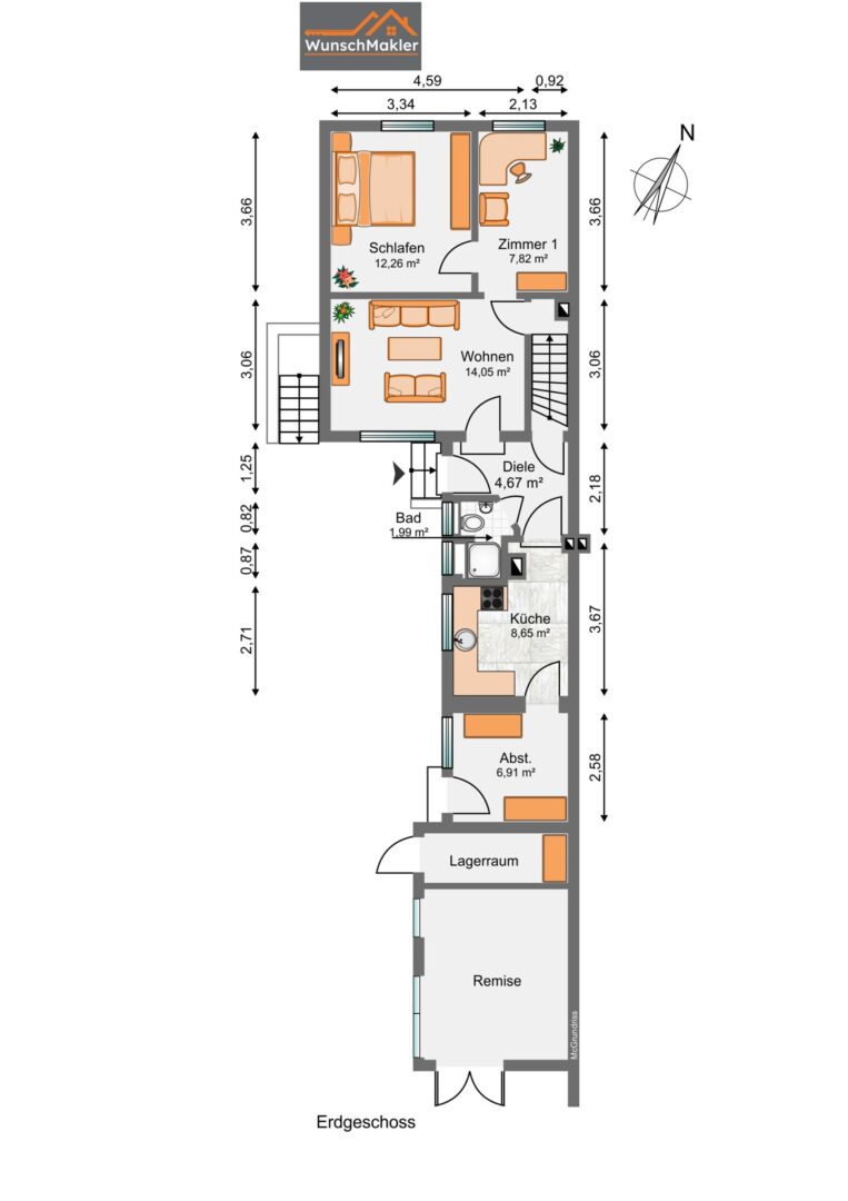 Grundriss Erdgeschoss